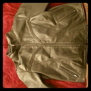 100% Pakistan leather motorcycle jacket
